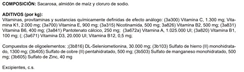 LATAC complejo vitamínico - Complejo vitamínico en Polvo para Aves - 125 gr