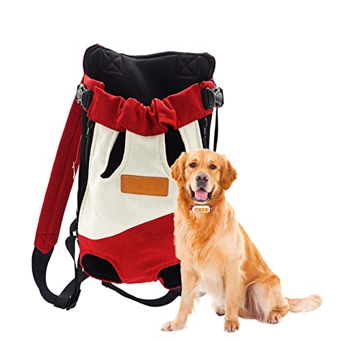 Laytoo Mochila para mascotas, bolsa para gato, bolsa para perros, mochila portátil para mascotas con cuatro esquinas, diseño liso, pasear diarios y compras para perros pequeños