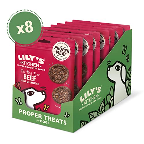 Lily's Kitchen Dog Treats The Best Ever Beef Mini Burgers (8 x 70 g)