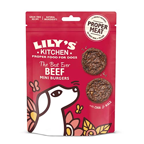 Lily's Kitchen Dog Treats The Best Ever Beef Mini Burgers (8 x 70 g)