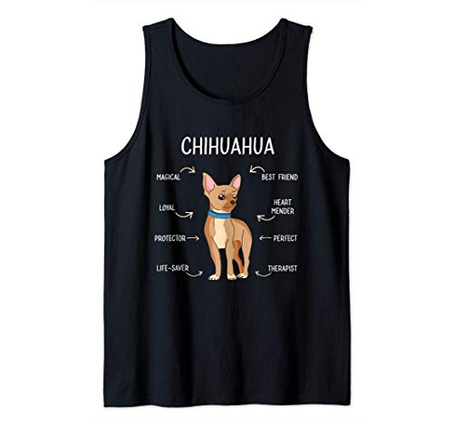 Linda Chihuahua Definición Regalo Dueño Perro Camiseta sin Mangas