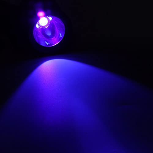Linterna LED UV de Luz Púrpura USB Portátil, Lámpara de Curado de Pegamento UV Linterna de Luz de Curado UV para Curado de Resina, Reparación de Teléfonos Inteligentes, Detección de Orina de Mascotas,