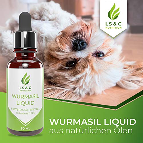 LS&C NUTRITION Wurmasil | gusano para animales | cura para gusanos para perros y gatos (aceite)