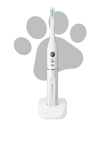 MEGASONEX Cepillo de dientes ultrasónico, válido también para perros