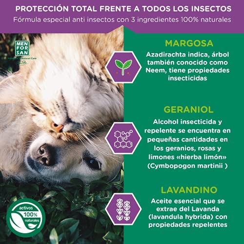 Menforsan Toallitas Anti Insectos Para Mascotas 200 g