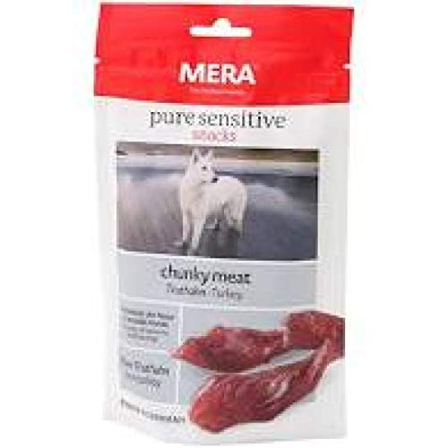 MeraDog Pure Sensitive Snack Chunky Meat Truthahn 100g