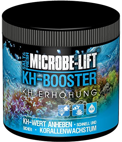 MICROBE-LIFT Kh Booster - Dureza Carbonatada, Aumenta el Valor Kh para Acuarios de Agua Dulce y Salada 250 g