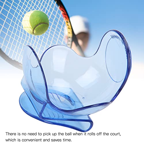 minifinker Clip de Pelota de Tenis, Soporte de Clip de Cintura Ligero y Duradero sujeta la Pelota de Tenis con firmeza ABS para Entrenamiento de Tenis para Amantes del Tenis(Sky Blue)