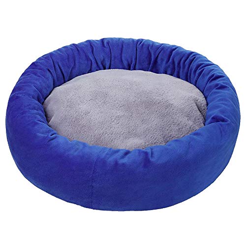 N/AA Colchón creativo de color sólido para gatos, cálido, cómodo, portátil, colchón de invierno para mascotas (azul, 50 x 50 x 12 cm)