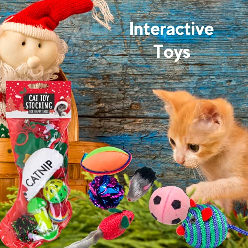 Naras Cat Toys - Medias navideñas con Webbox Tasty Sticks, Webbox Lick-E-Lix Crema y Webbox para gatos, regalos para gatos