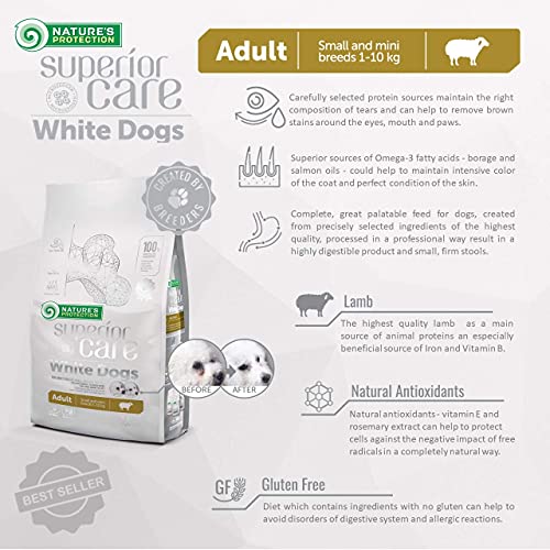 Nature'S P Natures Protection White Dog Adult Small Breed Cordero 10Kg 10000 g