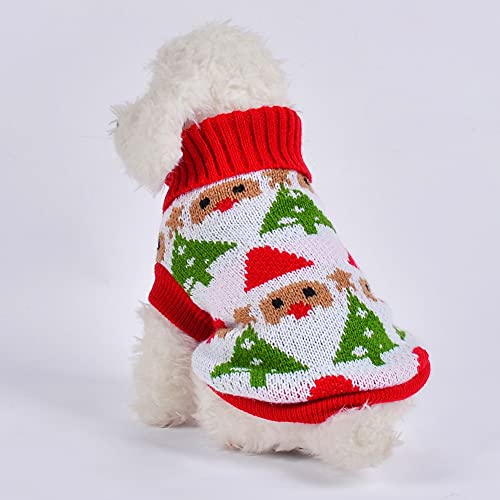 Navidad Jerseys Perros Suéteres navideños Abrigos Trajes Año Nuevo Navidad Invierno Disfraces cálidos Chaquetas Ropa para Mascotas Camisas para Perros pequeños medianos Gato