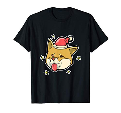 Navidad Perro Ainu Canis Lupus Camiseta