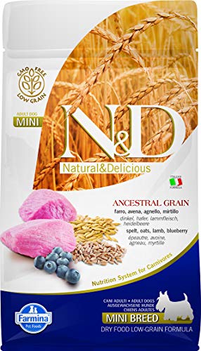 N&d Low Grain N&D Low Grain Mini con Cordero y arándano seco Perro 800 g, Multicolor, única