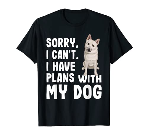 No Puedo Tengo Planes Con Mi Perro Buhund Noruego Camiseta