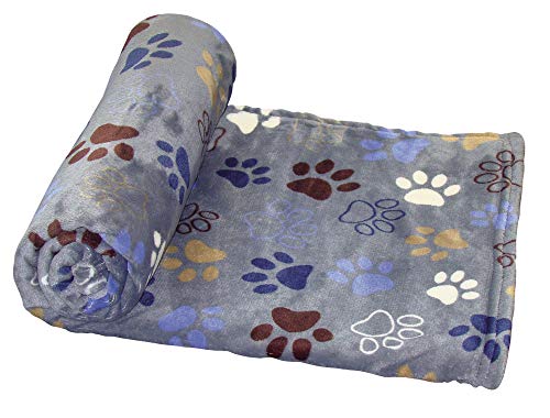 Nobby Manta para Perros Classic Lissi 60883, Gris Oscuro, Largo x Ancho: 100 x 150 cm, L, Gris Oscuro