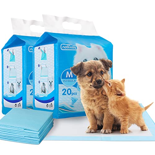 Nobleza - Empapadores Perros Alfombrilla higiénica de Entrenamiento para Perros. Ultraabsorbente 60cm*60cm, 40pcs