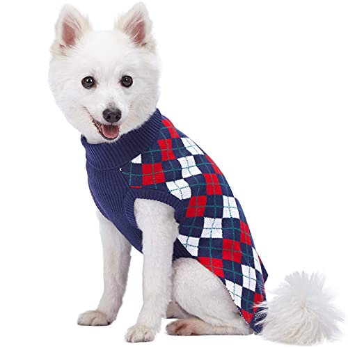 Nordic Fair Isle Snowflake - Suéter para perro y suéter a juego