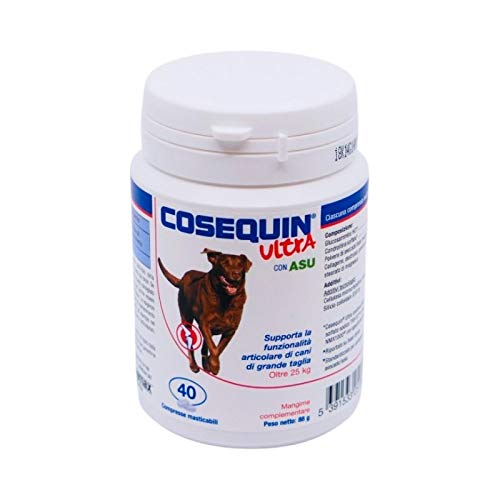 Nutramax Cosequin Ultra - 40 CPR (más de 25 kg) - Cuidado y protege las articulaciones del perro