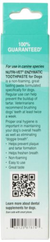 Nutri-Vet Pasta dentífrica enzimática para perros | Sin espuma y diseño de calidad | 2.5 oz