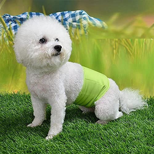 Pañales Reutilizables Para Perros Pañales Sanitarios Para Mascotas Pañal Verde Para Perro Macho Pañales Impermeables Para Mascotas Pantalones Fisiológicos Para Cachorros Pañales Para Perros Bandas P