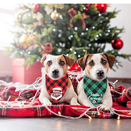 Pañuelo de Navidad para perros y gatos, 2 unidades