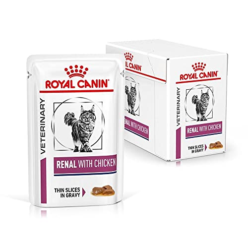 Paquete doble de Royal Canin Renal – Dieta veterinaria de pollo 24 X 85g