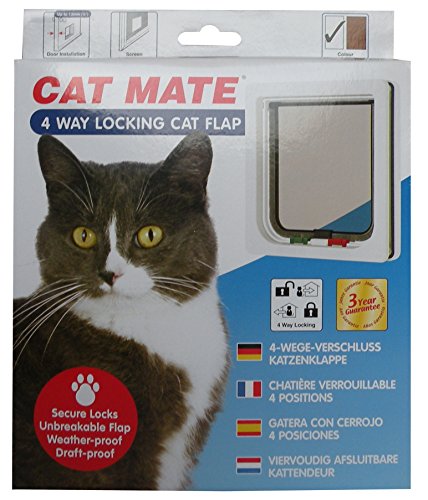 Pet Mate - Puerta de acceso para mascotas con 4 posiciones