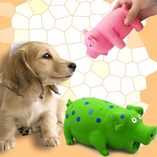 POPETPOP Mascota Mordedura Toy-- Juguetes Chirriantes Cerdo para Perros Mascota Masticar Juguete Mordedura Juguete Juguete de La Fuente de Sonido Cerdo de Juguete Educativo Rechinamiento