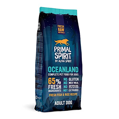Primal Spirit8436586310844 65% Oceanland Adulto Perros Comida 12 kg