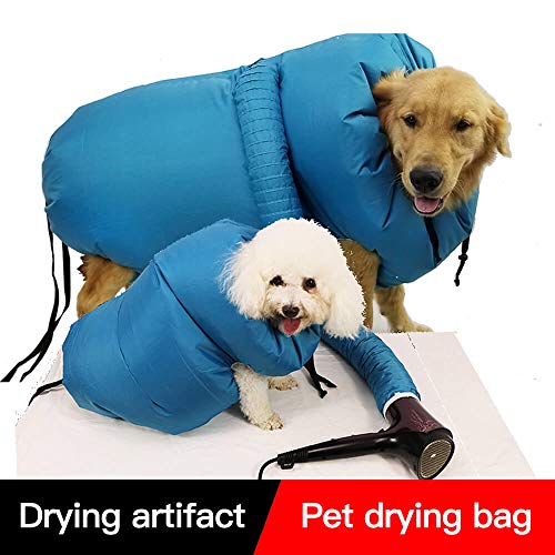 Puff and Fluff Dog Dryer, Pet Drying Box Pet Hair Dryer Drying Tool, Protable Fast Easy Blower Professional Tool, Quick Dry After Bath Puff Dog Dryer for Large,Medium,Small Dogs (L)