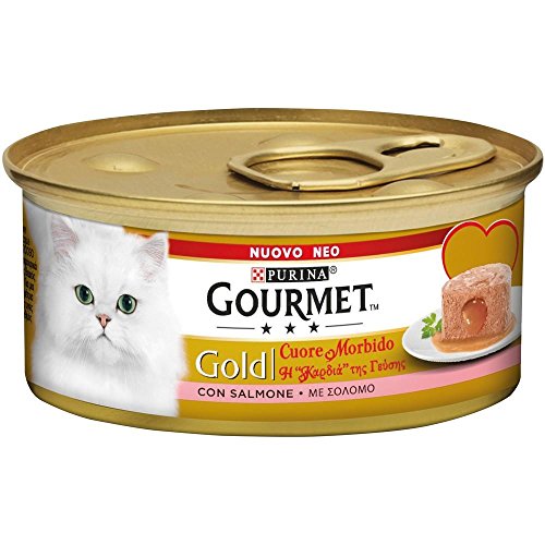 Purina Gourmet gold cuore morbido con salmone 85 gr
