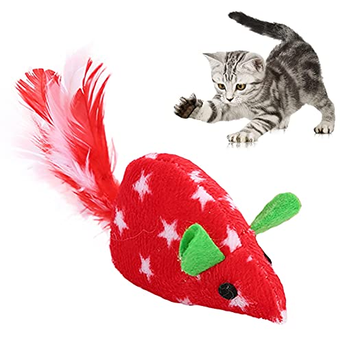 QWEQWE Divertido Gato Juguete de caña de Pescar Gatito Gato de Gato Pet PETH Rainbow Streamer Gato Interactivo Gato Varita con Juguetes de Plumas para Gatos (Color : 3)