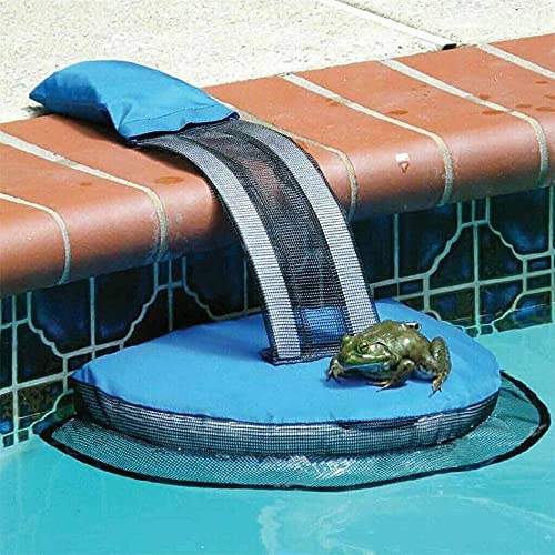 Rampa de escape de ahorro de animales, conveniente rampa de escape de piscina, rampa de escape de ahorro de animales Swimline FrogLog para piscina