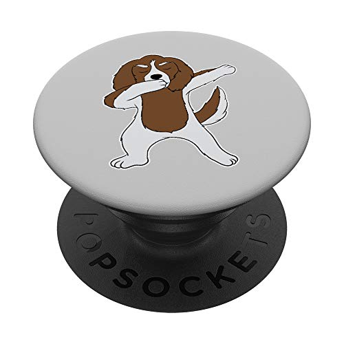 Regalos Cavalier King Charles Spaniel - Divertido perro PopSockets PopGrip: Agarre intercambiable para Teléfonos y Tabletas