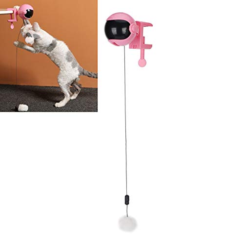 ROMACK Juguetes Inteligentes para Mascotas Bola de Juguete Desmontable para Gatos Bola de elevación automática PRT para Gatos y Perros Rosa Cultiva una Buena relación Entre los Gatos y tú(Rosado)