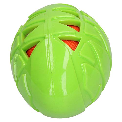 Rosewoode balón de Rugby de Juguete para Actividades Exteriores/Interior Goma Robuste para Perro Tamaño Mediano, Longitud 12 cm