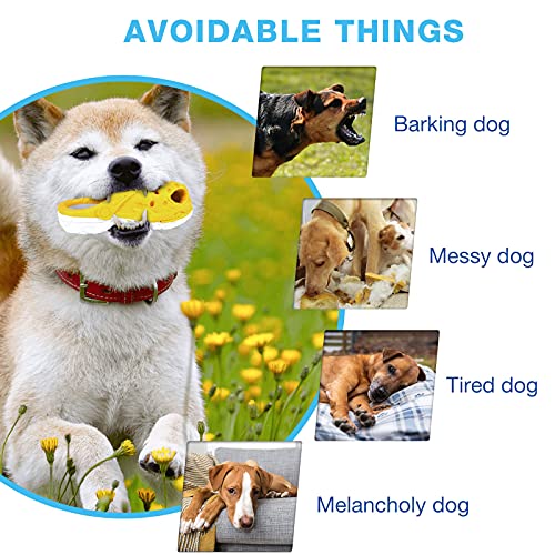 Ryoizen Juguetes para perros, juguetes para el cuidado dental de perros, pelotas de mascotas, zapatillas de goma natural, juguetes para perros, juguetes para perros grandes y pequeños