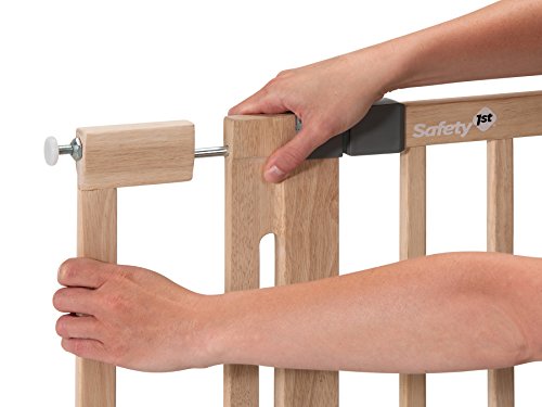 Safety 1st Extension para Easy Close Wood, Extension de 8 cm para barrera de seguridad de madera, color madera natual