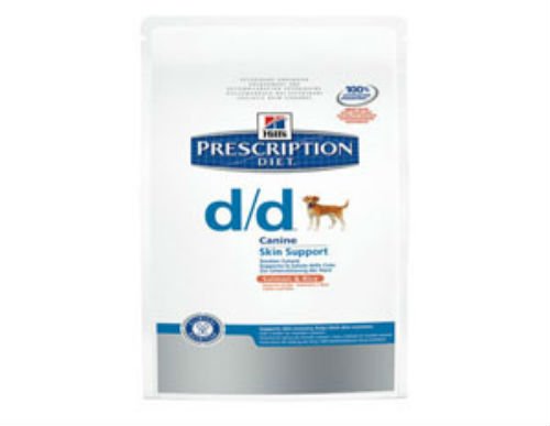 Salmón y arroz de Hill 's Prescription Diet d/d Canine 12 kg