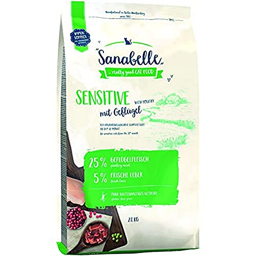 Sanabelle Sensitive | Aves De Corral | Comida Seca para Gatos Adultos Nutricionalmente Sensibles 2500 g