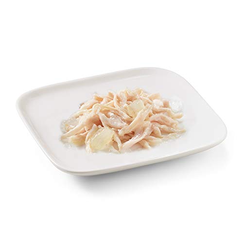 Schesir, Comida húmeda para Cachorros, Sabor filetes de Pollo con áloe en gelatina Blanda - Total 2,7 kg (18 latas x 150 gr)