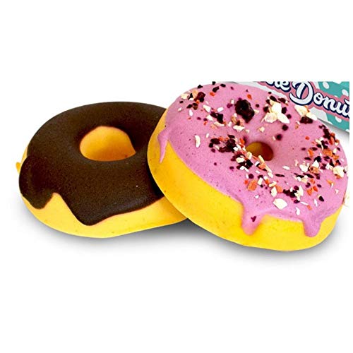 SNACK - Donuts para Perros - Sin Azúcar ni aditivos Artificiales - 6 Unidades - Golosina y Chuche Perros | ANIMALUJOS