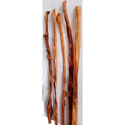 Snack Perros Grandes Caravaca de Ternera 70 cm Aprox - Deshidratada sin aditivos ni conservantes - 5 Unidades Natural 100% | ANIMALUJOS