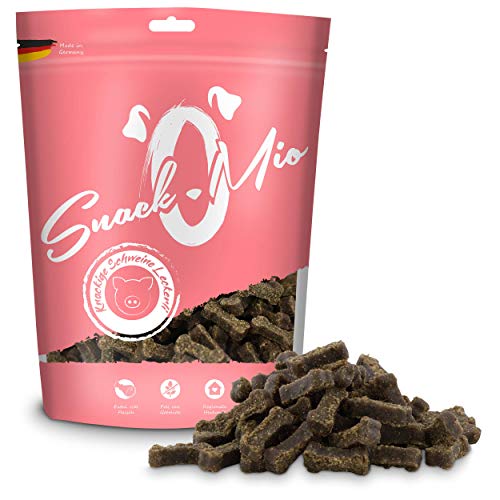 SnackOMio snacks crujientes de cerdo - Premium masticable para perros, 125g