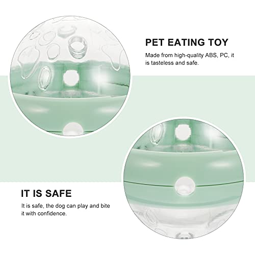 STOBOK Juguete de Alimentador de Perros Juguete Interactivo Dispensador de Alimentos para Mascotas Divertido Juguete de Juguete de Bola de Comida de Fuga para Perro Gatito Gato