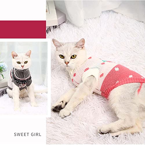 Suave franela perro sudaderas animales traje gato abrigo perro perro suéteres cachorro chaleco mascota ropa (XXL-corazón)