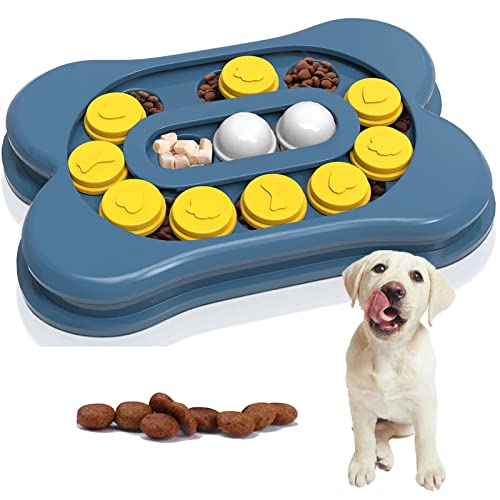 Sunwuun Juegos Inteligencia Perros,Juguetes para Perros de Comida Lenta,Juegos para Perros,Juguetes Interactivos para Perros,Comedero Lento para Adiestramiento de Búsqueda de Alimento