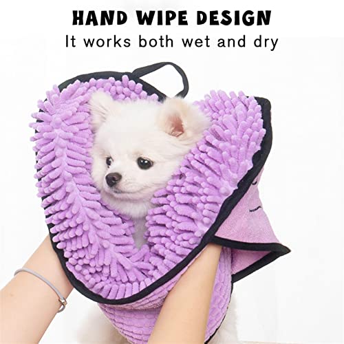 SYT-MD Toalla Perro, Mascota absorbente toalla perros gato baño de baño de secado rápido toalla de baño toalla de baño de toalla de mascotas suministros de limpieza de mascotas suave amigable for la p