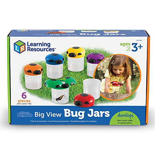 Tarros para insectos jumbo Primary Science de Learning Resources (set de seis)